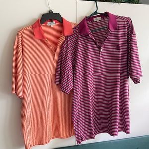 Two Men’s golf -Lg EUC Get Both shirts for $18